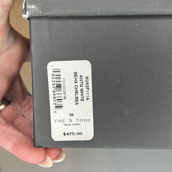 RAG & BONE | Beha Leather Boot in Antique White - Picture 7 of 7